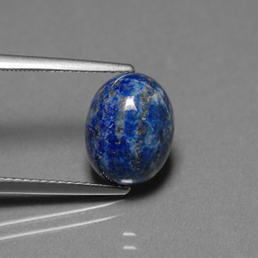 Lapis-lazuli Bleu royal naturelle Coupe ovale, 4.25 ct, Opaque