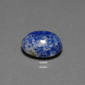 Lapis-lazuli bleue naturelle coupe ovale, 4,59 ct, opaque