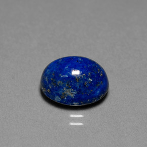 Lapis-lazuli bleue naturelle coupe ovale, 5,41 ct, opaque
