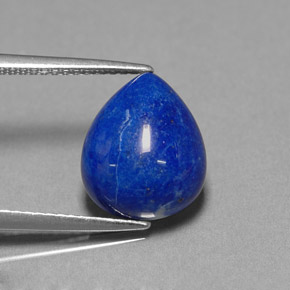 Lapis-lazuli Bleu royal naturelle En forme de poire, 4.81 ct, Opaque