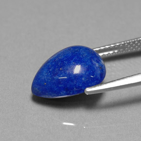 Lapis-lazuli Bleu royal naturelle En forme de poire, 4.81 ct, Opaque