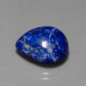 Lapis-lazuli Bleu royal naturelle En forme de poire, 7.38 ct, Opaque