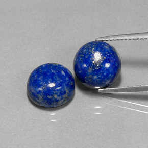 Achetez naturel ct Bleu royal Lapis-lazuli gems, Coupe roude, En provenance Afghanistan chez GemSelect. En stock, livraison internationale!