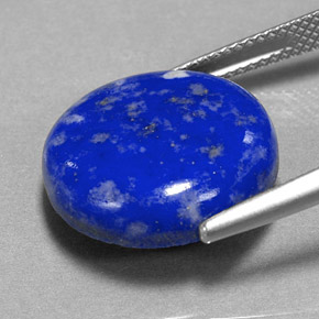 Lapis-lazuli bleue naturelle coupe roude, 13,36 ct, opaque