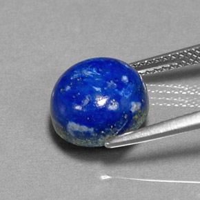 Lapis-lazuli Bleu royal naturelle Coupe roude, 5.07 ct, Opaque