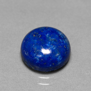 Lapis-lazuli bleue naturelle coupe roude, 4,10 ct, opaque