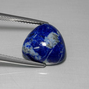 Lapis-lazuli Bleu royal naturelle Trillion, 7.96 ct, Opaque