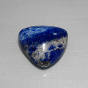Lapis-lazuli bleue naturelle trillion, 9,54 ct, opaque