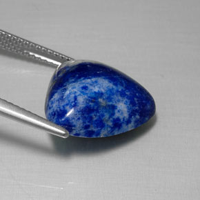 Lapis-lazuli bleue naturelle trillion, 9,54 ct, opaque