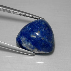 Lapis-lazuli Bleu royal naturelle Trillion, 10.93 ct, Opaque