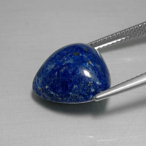 Lapis-lazuli Bleu royal naturelle Trillion, 10.93 ct, Opaque