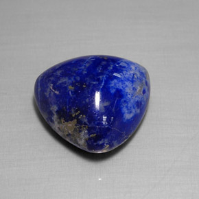 Lapis-lazuli bleue naturelle trillion, 14,12 ct, opaque