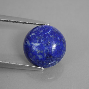 Lapis-lazuli Bleu royal naturelle Coupe roude, 5.10 ct, Opaque