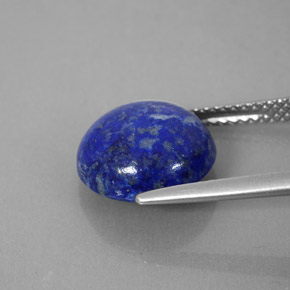 Lapis-lazuli Bleu royal naturelle Coupe roude, 5.10 ct, Opaque