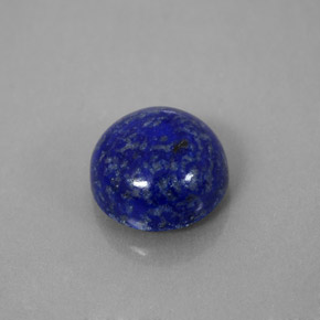 Lapis-lazuli bleue naturelle coupe roude, 4,91 ct, opaque
