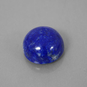 Lapis-lazuli bleue naturelle coupe roude, 4,33 ct, opaque