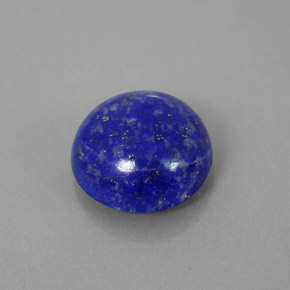 Lapis-lazuli bleu royal naturelle coupe roude, 4,18 ct, opaque