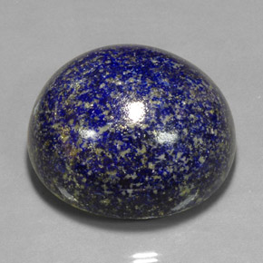 Lapis-lazuli bleue naturelle coupe ovale, 381,00 ct, opaque