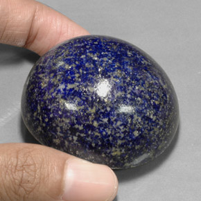 Lapis-lazuli bleue naturelle coupe ovale, 381,00 ct, opaque