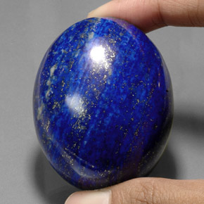 Lapis-lazuli bleue naturelle coupe ovale, 570,00 ct, opaque