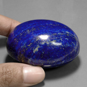 Lapis-lazuli bleue naturelle coupe ovale, 570,00 ct, opaque