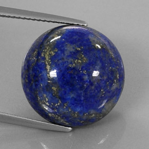 Lapis-lazuli Bleu royal naturelle Coupe roude, 24.12 ct, Opaque