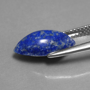 Lapis-lazuli bleue naturelle marquise, 2,98 ct, opaque