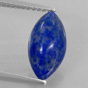 Lapis-lazuli bleue naturelle marquise, 2,33 ct, opaque