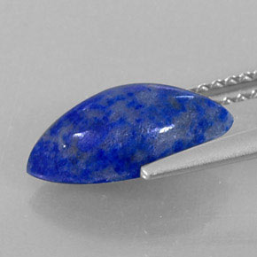 Lapis-lazuli bleue naturelle marquise, 2,33 ct, opaque
