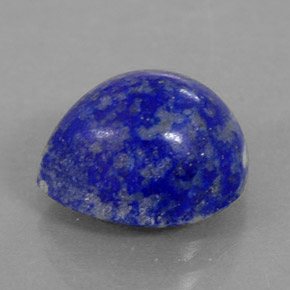 Lapis-lazuli bleue naturelle en forme de poire, 3,51 ct, opaque
