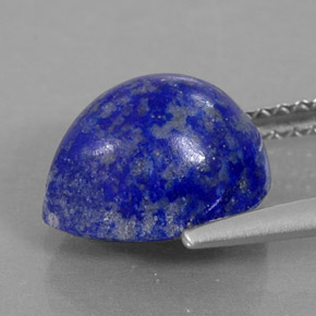 Lapis-lazuli bleue naturelle en forme de poire, 3,51 ct, opaque