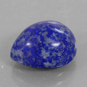 Lapis-lazuli bleue naturelle en forme de poire, 4,49 ct, opaque