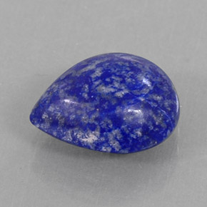 Lapis-lazuli bleue naturelle en forme de poire, 3,72 ct, opaque