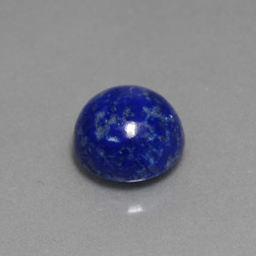 Lapis-lazuli bleue naturelle coupe roude, 2,66 ct, opaque