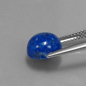Lapis-lazuli bleue naturelle coupe roude, 3,61 ct, opaque