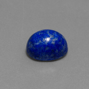 Lapis-lazuli bleue naturelle coupe ovale, 2,91 ct, opaque