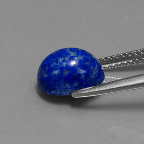 Lapis-lazuli bleue naturelle coupe ovale, 2,91 ct, opaque