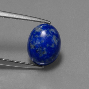 Lapis-lazuli bleue naturelle coupe ovale, 2,30 ct, opaque