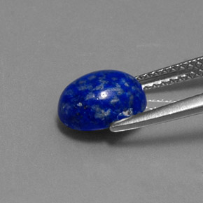 Lapis-lazuli bleue naturelle coupe ovale, 2,17 ct, opaque