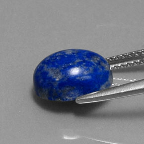 Lapis-lazuli bleue naturelle coupe ovale, 3,70 ct, opaque
