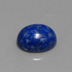 Lapis-lazuli bleue naturelle coupe ovale, 3,22 ct, opaque