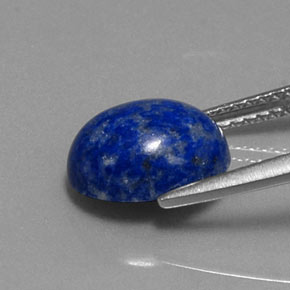 Lapis-lazuli bleue naturelle coupe ovale, 3,22 ct, opaque