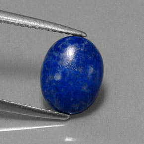 Lapis-lazuli bleue naturelle coupe ovale, 2,15 ct, opaque