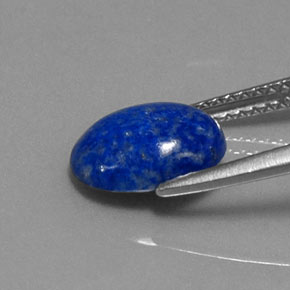 Lapis-lazuli bleue naturelle coupe ovale, 2,15 ct, opaque