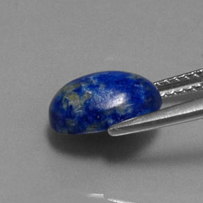Lapis-lazuli bleue naturelle coupe ovale, 2,92 ct, opaque