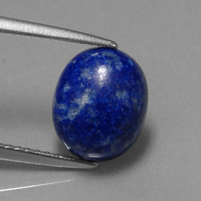 Lapis-lazuli bleue naturelle coupe ovale, 3,23 ct, opaque