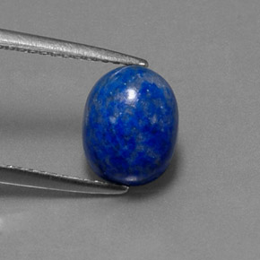Lapis-lazuli bleue naturelle coupe ovale, 2,50 ct, opaque