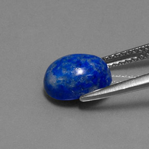 Lapis-lazuli bleue naturelle coupe ovale, 2,50 ct, opaque