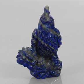 Lapis-lazuli bleue naturelle forme fantaisie, 59,27 ct, opaque