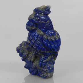 Lapis-lazuli bleue naturelle forme fantaisie, 59,27 ct, opaque